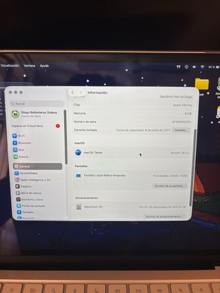 MacBook Neo 512GB Gris como nuevo