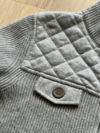 Chaqueta Burberry Lana Gris Talla 46