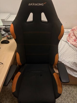Silla Gamer AKRacing Negra y Naranja