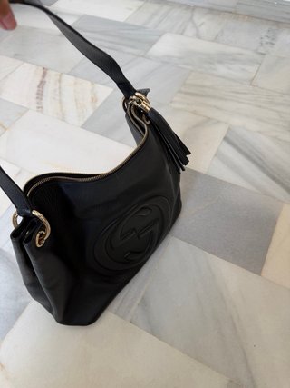 Bolso Gucci GG Soho Negro Piel