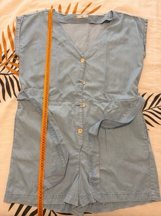 Mono corto vaquero fluido Mango (Talla L)