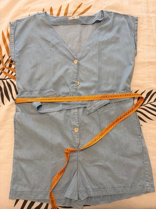 Mono corto vaquero fluido Mango (Talla L)