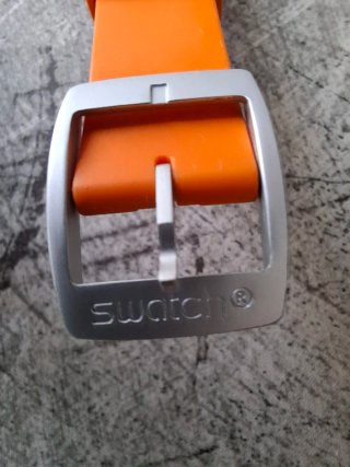 Reloj Swatch Automático Naranja