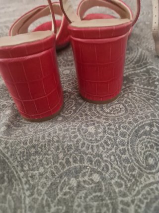 Sandalias Rojas Talla 38
