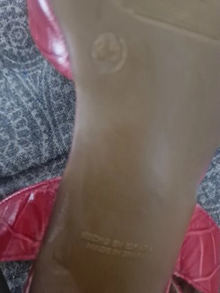 Sandalias Rojas Talla 38