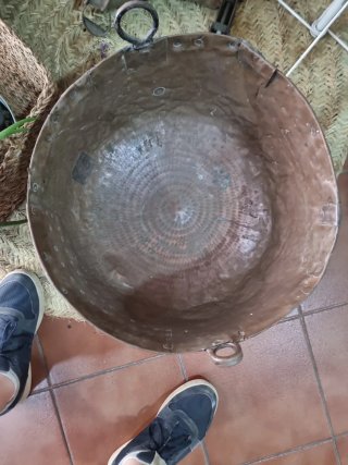 Perola antigua de cobre