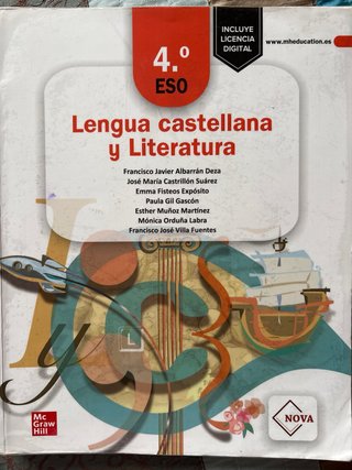 Libros de Lengua y Mates 4º ESO