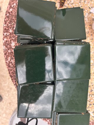 67 Azulejos Antiguos Verdes
