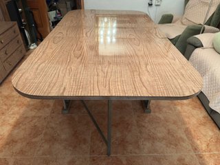 Mesa Comedor Plegable 167x90 cm