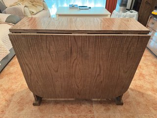 Mesa Comedor Plegable 167x90 cm