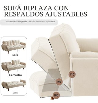 Sofá Cama SIN UTILIZAR NI MONTAR
