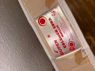 Cuna blanca con colchón