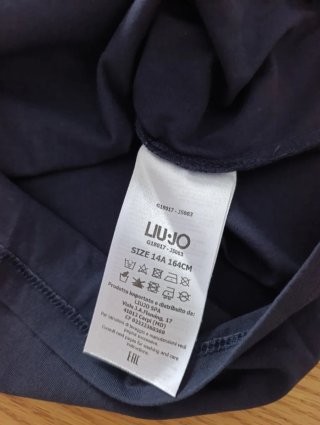 Camiseta Liu Jo azul con perlas