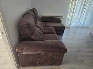Sofá Cama Chaise Longue con Almacenaje