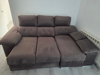 Sofá Cama Chaise Longue con Almacenaje