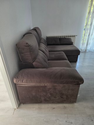 Sofá Cama Chaise Longue con Almacenaje