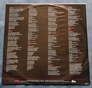 GTR - GTR LP 1986 Italia (Encarte)