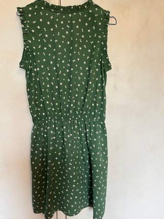 Vestido verde estampado flores Alfred & Sisters