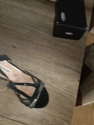 Zapatos de fiesta MARIAMARE negros y plateados