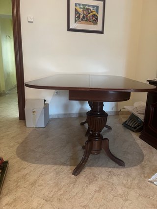 Mesa comedor extensible madera maciza