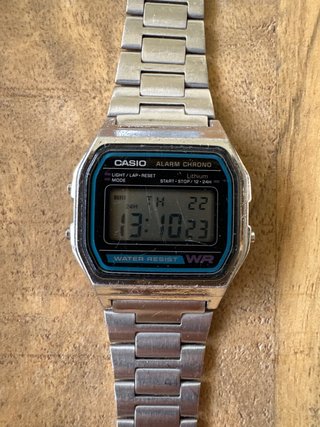 Casio A158W Reloj Digital Plata