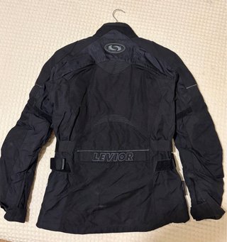 Chaqueta de moto LEVIOR negra