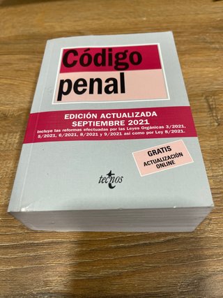 Libro: código penal 2021