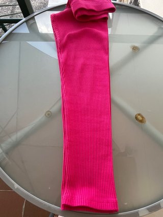 Leggings rosa fucsia 9-10 años