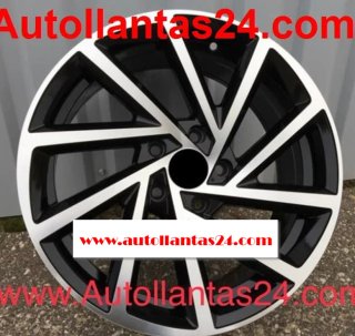 Juego de 4 llantas volkswagen r Turbina bl r168435