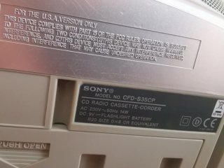 Radio CD MP3 Sony CFD-S35CP