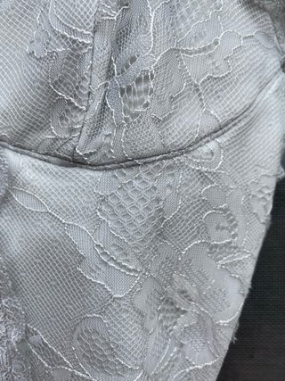 Corsé plateado Zara Talla M
