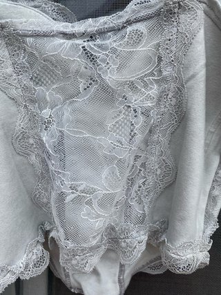 Corsé plateado Zara Talla M