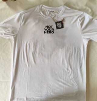 Camiseta Not your hero XL