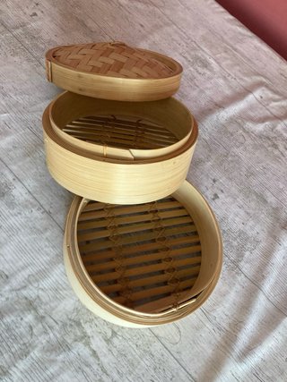 Cesta Vaporera Bambú Cocina