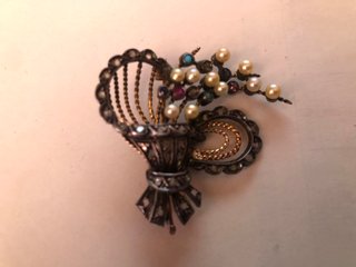 Broche Flores s. XIX-XX (no es de ninguna marca )