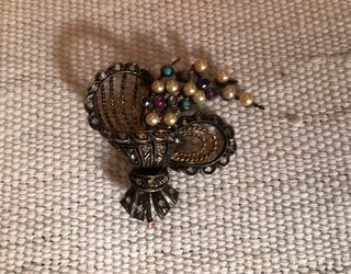 Broche Flores s. XIX-XX (no es de ninguna marca )
