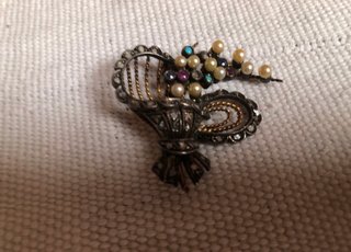 Broche Flores s. XIX-XX (no es de ninguna marca )
