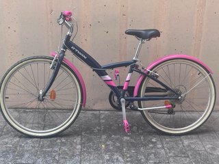 Bicicleta rosa niño/a