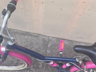 Bicicleta rosa niño/a