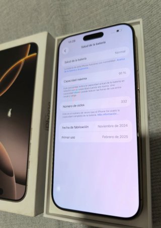 iPhone 16 Pro Max 256 GB Dorado