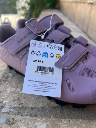 Zapatillas Ciclismo Moradas Talla 40 Nuevas