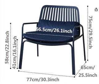 Sillón exterior/interior azul. Impecable estado!!!
