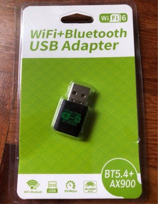 Adaptador USB WiFi 6 + Bluetooth 5.4