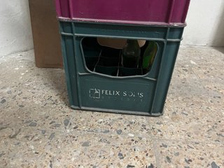 Cajas de plástico para botellas