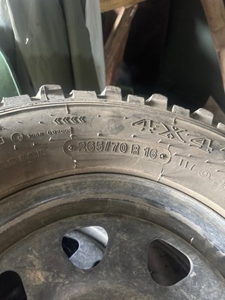 Ruedas 4x4 265/70-16