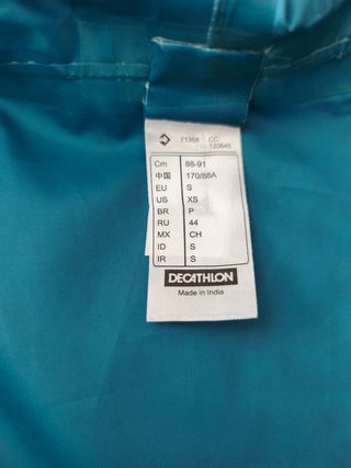 Chaqueta cortavientos Quechua impermeable