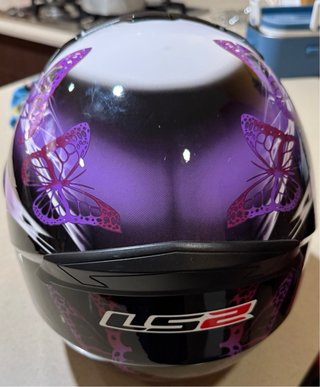 Casco Moto Infantil LS2 Mariposas