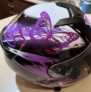 Casco Moto Infantil LS2 Mariposas