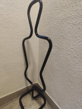 Perchero Maniquí Hierro Negro /Maniquí metal