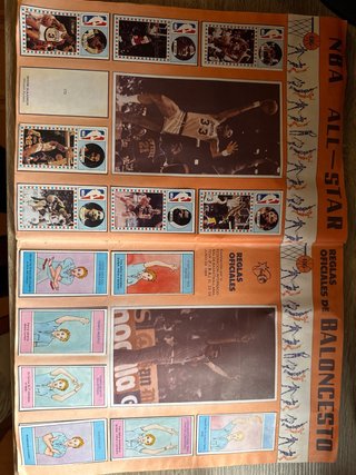 Album Cromos Baloncesto 1986-1987